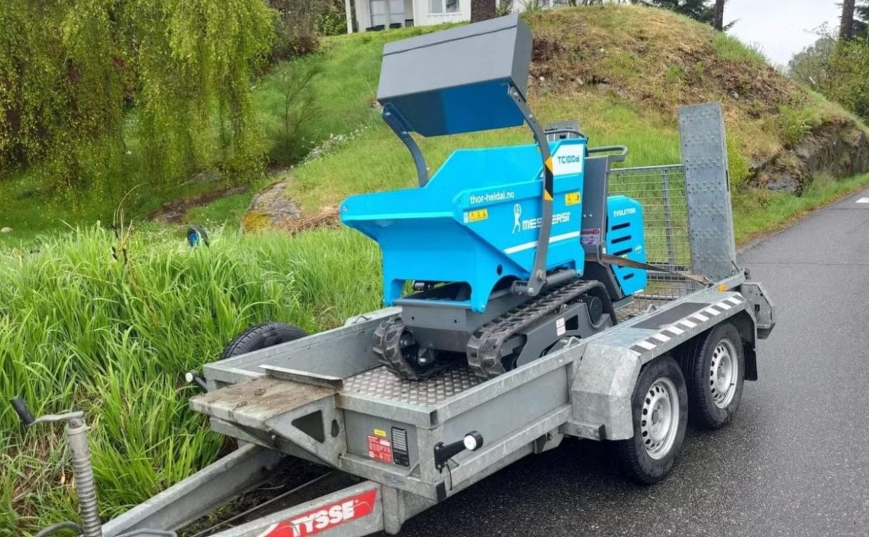 Beltetrillebår 1000 kg – kraftig og effektiv